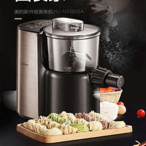 220v electric automatic fresh Pasta noodle maker machine kitchen home dough knead roller press dumpling sheeter 9Different Shape