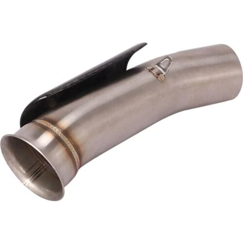 For KTM Duke 790 Motorcycle Exhaust Pipe Mid Link Pipe with Carbon Fiber Heat Guard Slip On 51mm Muffler Pipe Escape Reserve Cat