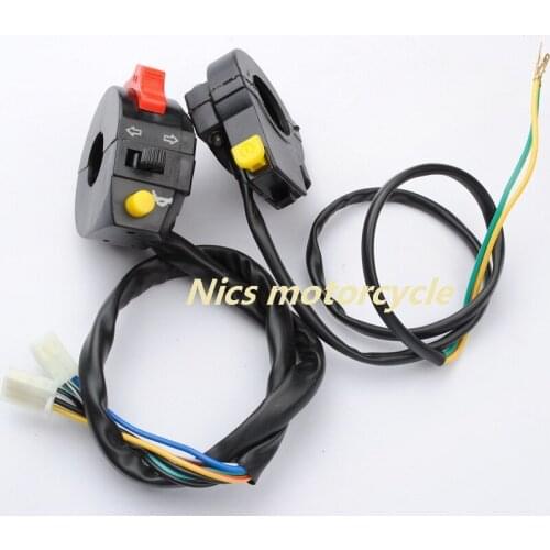 Motocross Scooter ATV 3 function switch + start switch lighting steering horn Dirt PIT Bike