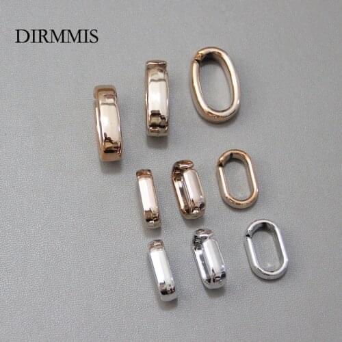 New Woman Bag Accessory Bag Part Luxury Handcrafted Oval Round Ring Circle Gold Silver For DIY Keyring Connected Hook Bag Buckle