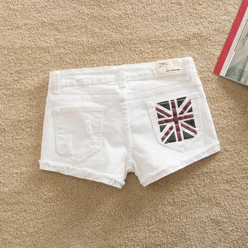 New Arrival Skinny Sexy Shorts Denim Shorts for Women White Summer Shorts Girls 2020 Sexy Leg Curling Womens Short Low Jeans