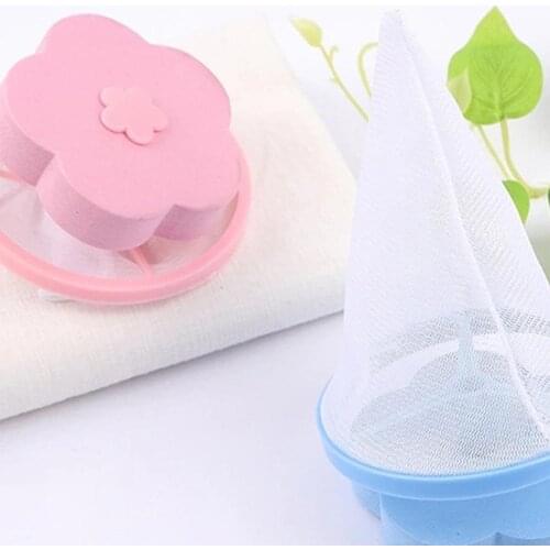 New 2Pcs Washing Machine Ultra-fine Filter Mesh Laundry Floating Hair Catcher Lint Mesh Filter Bag Pouch Easy To Clean