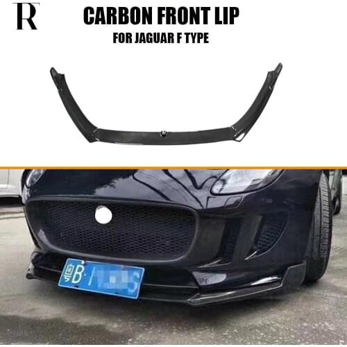 F Type Carbon Fiber Front Bumper Chin Lip for Juguar F-Type 2013-2019