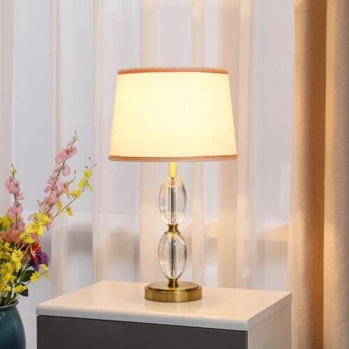 Modern Crystal Table Lamp For Living Room Luxury Crystal Lamp Cozy Living Room Bedroom Bedside Lamp Creative Home Decoration
