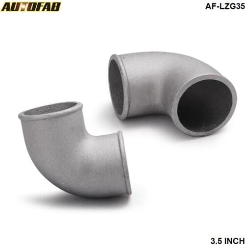 Pipe Joiner 89mm 3.5" Cast Aluminum 90 Degree Elbow Pipe Turbo Intercooler pipe For Honda Civic 2/4Dr 01-03 AF-LZG35