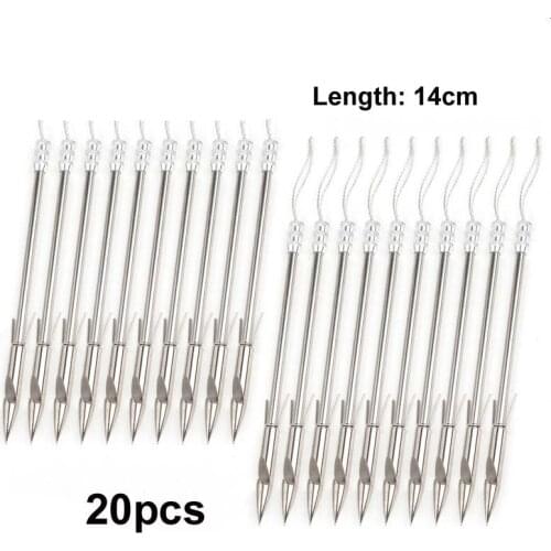 10pcs Hunting Arrow Fishing Tips Archery Broadhead Fishing Darts for Slingshot Steel Arrowhead For Shooting Sling shot Catapult