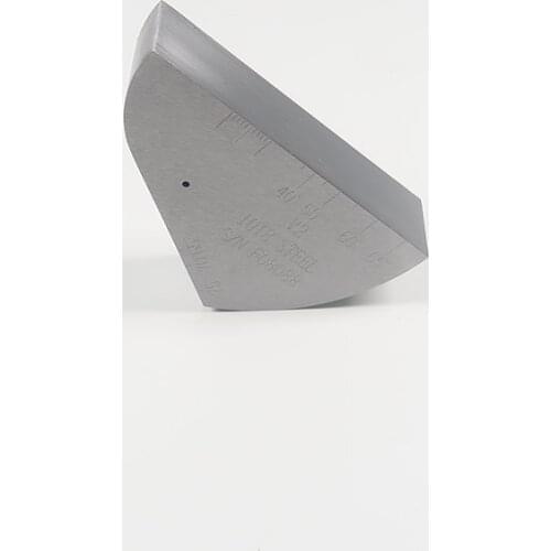 V2 Calibration Test Block/Carbon Steel block IIW2 type 1018 steel UT block