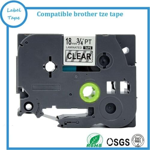 18mm 3/4'' tz tape tz 141 Tze-141 Tze141 for Brother Ptouch label printer tze tape cartridge tape tz141 tze 141