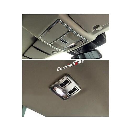 2* Inner Front + Rear Reading Light Lamp Cover Trim For Jaguar XE X760 2015-2017