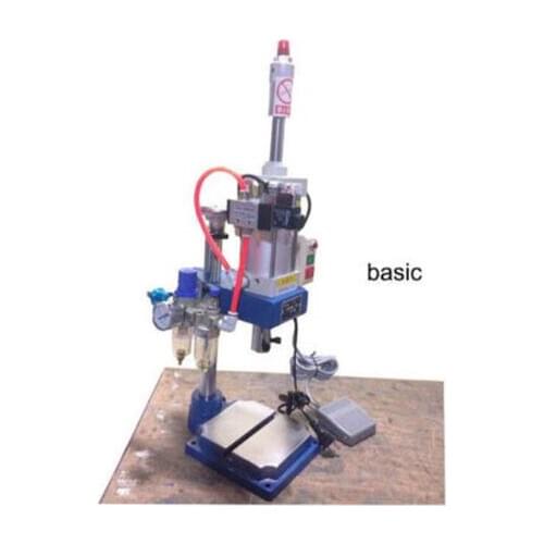 2019 Pneumatic press machine small desktop 50 type punch machine press 200KG cylinder 63 stroke 75mm adjustable 50mm