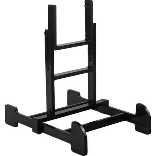 Artliving Two Part Adjustable Clear and black Acrylic Plastic Display Stand Easel (set of 5)