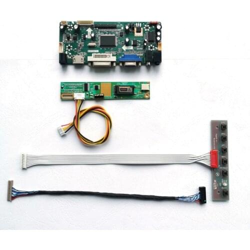 For B133EW01 LP133WX1 LVDS 20-Pin 1CCFL Inverter 1280*800 VGA DVI LCD panel 13.3" M.NT68676 display controller card DIY kit