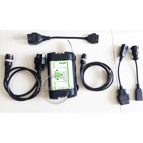 For vcads diagnostic scanner with vocom cables for volvo vocom adapter 24v truck diagnostic scanner