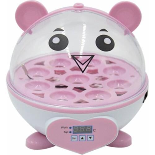 Egg Incubator Brooder Farm Hatchery Machine 9 Eggs Hatcher Chicken Manual Egg Turning Incubator Goose Bird Quail Brooder