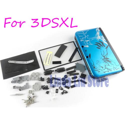 10sets For 3DS XL LL Front Back Faceplate For Nintendo 3DSXL 3DSLL Full Housing Shell Case With Buttons Conductive Screen Lens