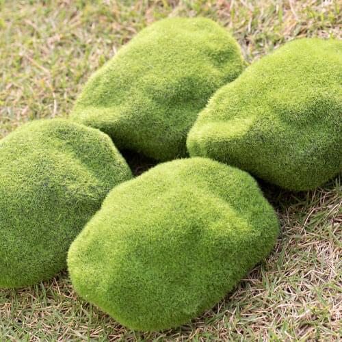 Mini Grass Figurine Craft Plant Pot Fairy Dollhouse Decor Garden Ornament 6-10cm