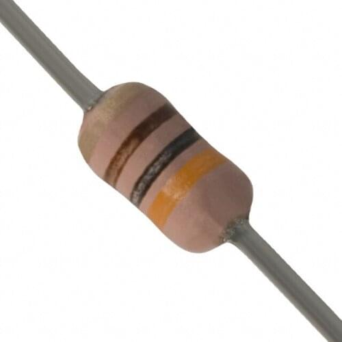 PHISCALE Carbon film resistor 330Ohm 1/6w 0.167w 5% Tolerance 1000pcs