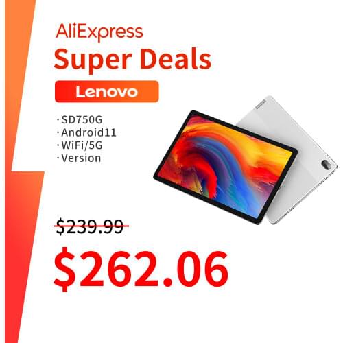 Lenovo tablet PC Xiaoxin Pad P11 Plus 2021 Global version TB-J607F Snapdragon 750G 6GB RAM 128GB ROM 11inch tablets Android 11