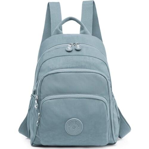 2021 hit fashion backpacks 11 Colors New school girl backpack Trend Nylon Womens backpacks Lightweight Womens large backpack