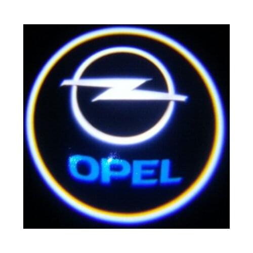 2X LED Car Door Welcome Light Projector Logo For Opel Insignia GSi Astra j Sedan Corsa Mokka Grandland Crossland X Zafira Meriva