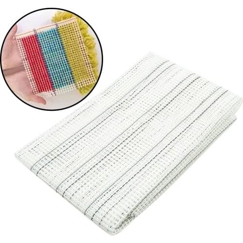 100x150cm Blank Rug Hooking Mesh Canvas for Latch Hook Rug Tapestry Canvas DIY Embroidery Cross Stitch Needlework Tools