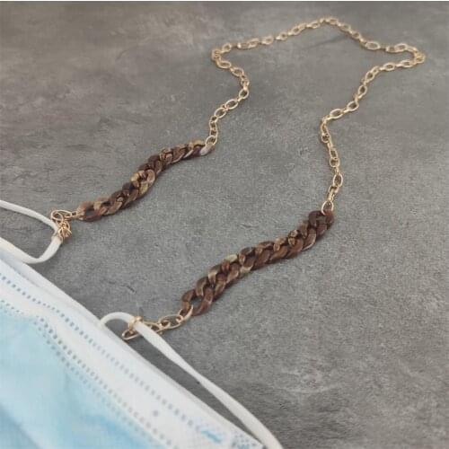 2020 Necklaces Golden Chain For Mask Glasses Chains For Mask Necklace Boho Jewelry Choker Colorful Fashion Collares