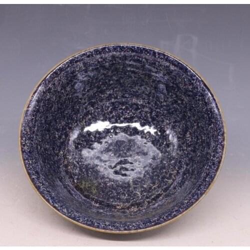 3 Antique MingDynasty porcelain bowl, Snowflake blue glaze large bowl ,Hand-painted crafts,Decoration,Collection&Adornment