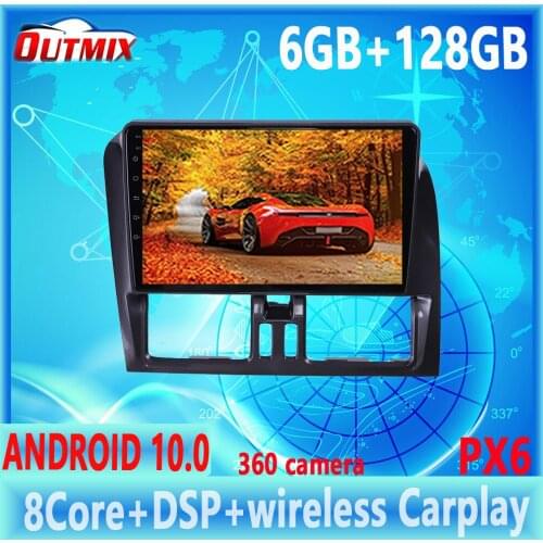 Android10.0 Car GPS Navigation radio player For Volvo XC60 2009-2012 car audio Multimedia Player Auto Radio GPS navigation dsp