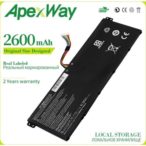 ApexWay AC14B8K New Battery For Acer Aspire CB3-111 CB5-311 ES1-511 ES1-512 ES1-520 S1-521 ES1-531ES1-731 E5-771G V3-371 V3-111