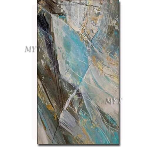 Free Shipping Hot Sale Hand Painted Abstract Landscape Oil Painting On Canvas Modern Wall Decor Picture for Living Room UnFramed