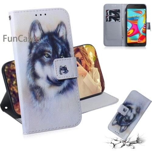 Painted PU Leather Flip Wallet Case For estojo Samsung A2 Core Cover Cases For Phones Cover sFor Samsung Galaxy funda A2 Core