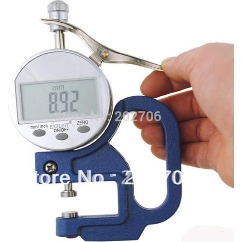 High quality 0-12.7mm/0.5inch Digital Dial Thickness Gauge electronic thickness meter 0-10mm