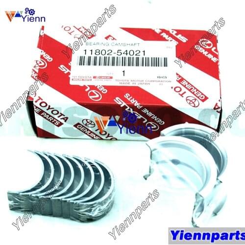 For TOYOTAI 2L 3L 5L Camshaft Bearing 11802-54021 Fit Toyoace Hi-Luxe Hi-Ace Van LY51 Diesel Engine Repair Parts