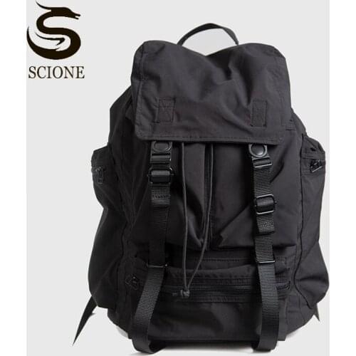 Scione Travel Bags Drawstring Bagpack Men Fashion Nylon Backpacks School Large Capacity Teenager Shoulder Bags Bolsa XA206M