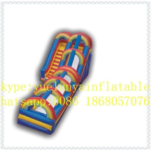 Factory direct Inflatable slide,Inflatable castle,Rainbow slide KY-21