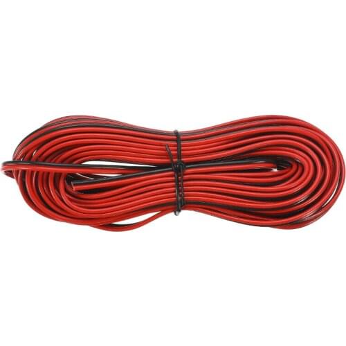 Speaker Cable 10m 2*0.5mm Audio Core Wire For Home Stereo HiFi/Car Audio System Red And Black