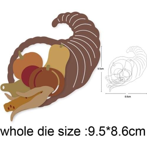 Metal Cutting Dies Thanksgiving Food Fruit dies cuts DIY Scrapbooking dies Stamp Craft dies Handmade Card Punch Art Cutter Dies