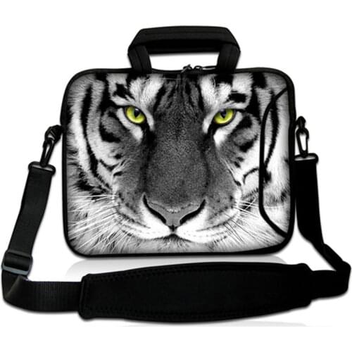 White Tiger Laptop 13.3 14 15.4 17 Notebook Case for Macbook Pro 13 Waterproof Laptop Shoulder Bag For hp acer Lenovo Xiaomi