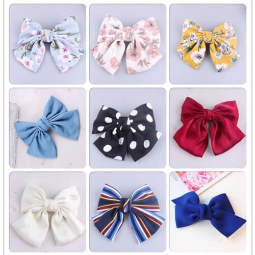Newnest Print Quality Large Barrette Hair Clip 2 Layers Large Bow Hair Clip For Women Barrettes Girls Hair Accessories