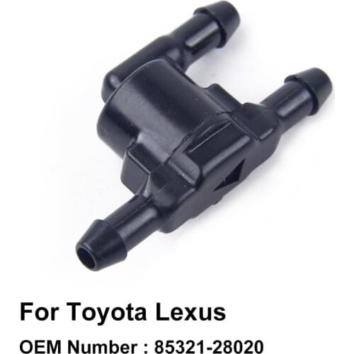 Windshield Washer Check Valve Hose Elbow Joint 85321-28020 for Toyota Corolla Avensis Auris Prius Camry Lexus CT200h RX270 LX570
