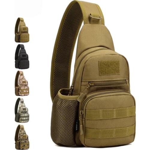 New Men Waterproof 1000D Nylon Military Travel Riding Waist Sling Shoulder Messenger Chest Bag