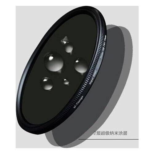 WTIANYA 77mm Ultra Slim ND2-400 Fader Variable Neutral Density ND Filter 77 mm for DSLR Lens Adjustable ND2 ND4 ND8 to ND400