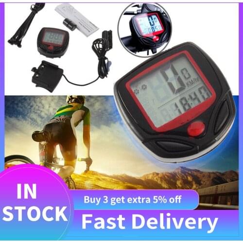 Waterproof Bicycle Bike Cycle Lcd Display Digital Computer Speedometer Odometer Bicycle Code Meter Bicycle Speed Measuring #3