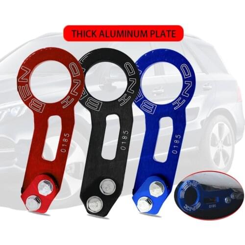 Rear Set Universal Aluminum Alloy Racing Rear Tow Hook Rear Tow Hook for Honda Civic with logo