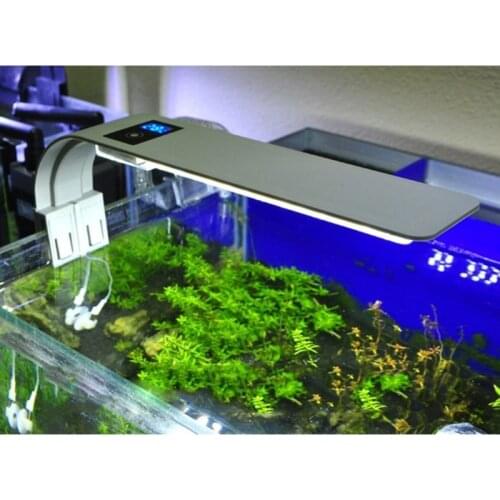 15W EU Plug Aquarium LED Lighting Fish Tank Light Aquatic Water Plants Growing Lighting Clip-on Lamp
