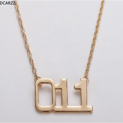 2020 Stranger things Necklace Eleven Letter Pendant Women Gold Choker Necklaces Best Friend Gift Movie Jewelry Wholesale