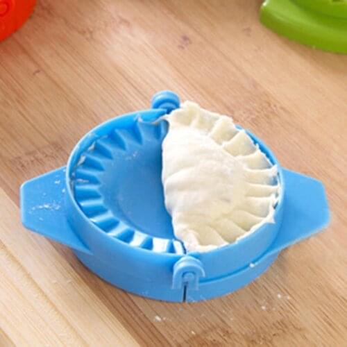 3pcs/5pcs Dumpling Maker Plastic DIY Easy Dumpling Mold Kitchen Hand Press Dough Pastry Pie Wraper Mould Dumpling Make Tool