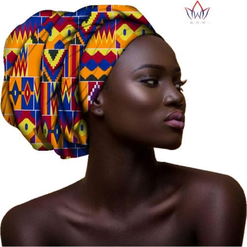 African Headwrap for Womens hair accessories Scarf Wrapped Head Turban Ladies Hair Accessories Scarf Hat Headwrap AF003