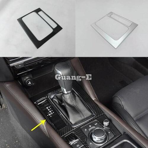 Car Sticker ABS Inner Middle Front Shift Stall Paddle Cup Lamp Frame Trim Molding For Mazda6 Mazda 6 Atenza 2017 2018 2019