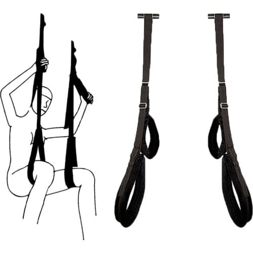 BDSM Sex Swings for Couples Ceiling Mount Flirting Sex Furniture Fetish Bondage Chair Hanging Door Swings Restraint Adult Games